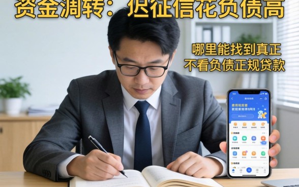 急需资金周转却征信花负债高?哪里能找到真正不看负债正规贷款的软件?这几个靠谱平台你知道吗?