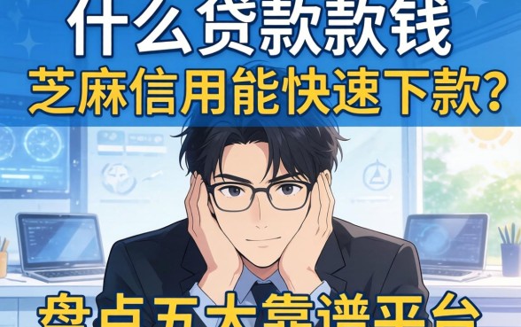急需用钱却屡屡碰壁？什么贷款软件根据芝麻信用能快速下款？盘点五大靠谱平台