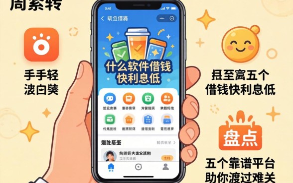 手头紧想周转?手机什么软件借钱快利息低的?盘点五个靠谱平台助你渡过难关