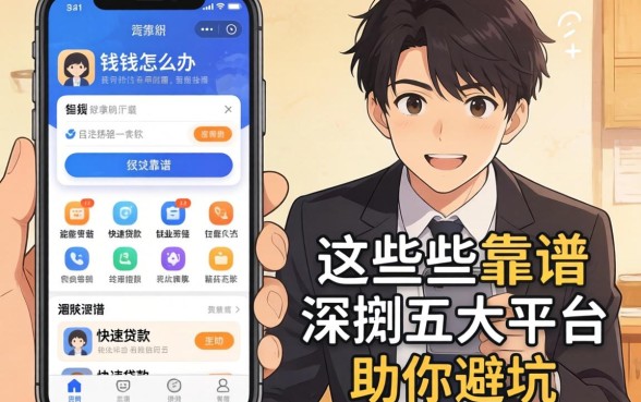急需用钱怎么办?哪些能快速贷款的app靠谱?深扒五大平台助你避坑