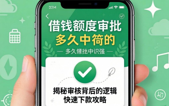 手机借钱额度审批中需要多久？揭秘审核背后的逻辑与快速下款攻略