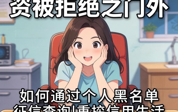 急需资金却被拒之门外?如何通过个人黑名单征信查询重拾信用生活?