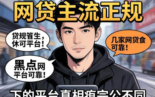 我试了全网主流平台，发现关于网贷正规的有几家平台可靠，答案和黑户都能下的平台真相完全不同