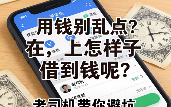 急用钱别乱点，在手机上怎样借到钱呢？老司机带你避坑